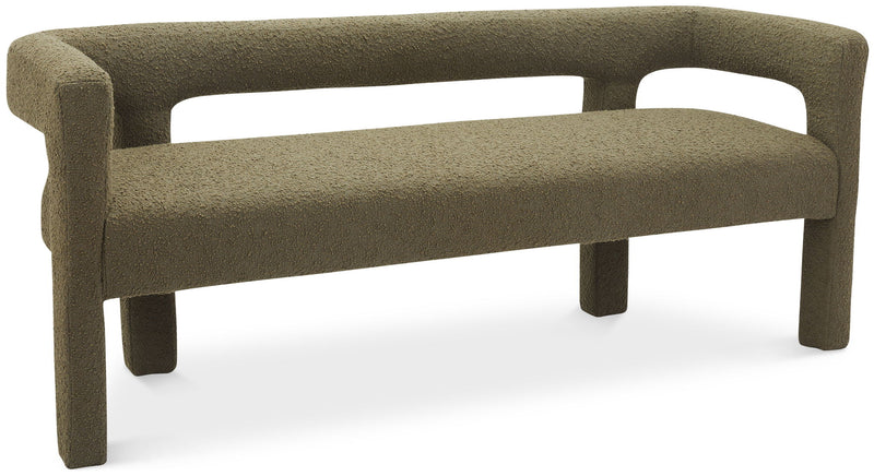 Athena - Boucle Fabric Bench