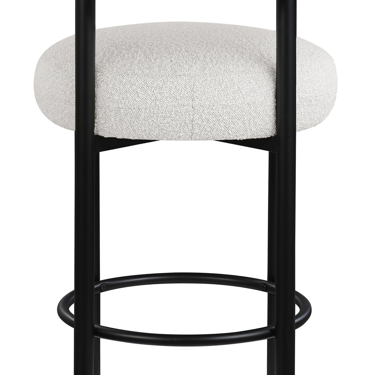 Bordeaux - Stool With Black Legs (Set of 2)