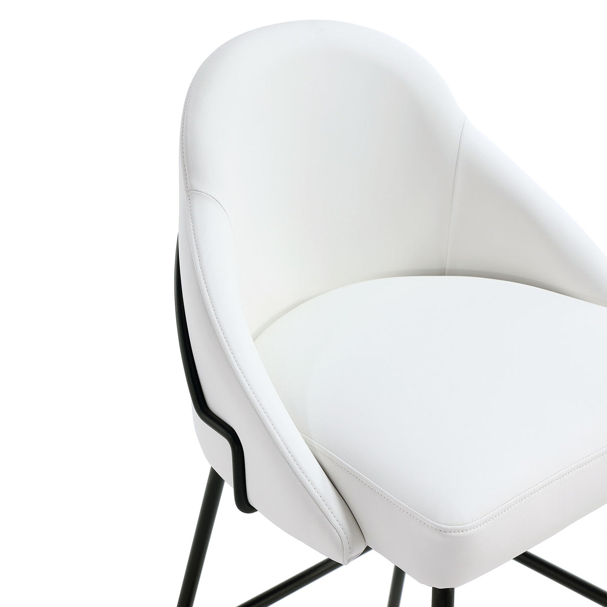 Manhattan Gracie - Counter Stool With Black Base
