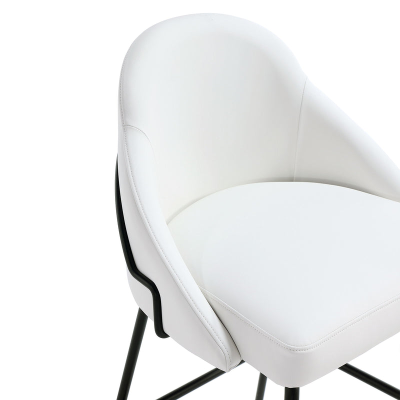 Manhattan Gracie - Counter Stool With Black Base