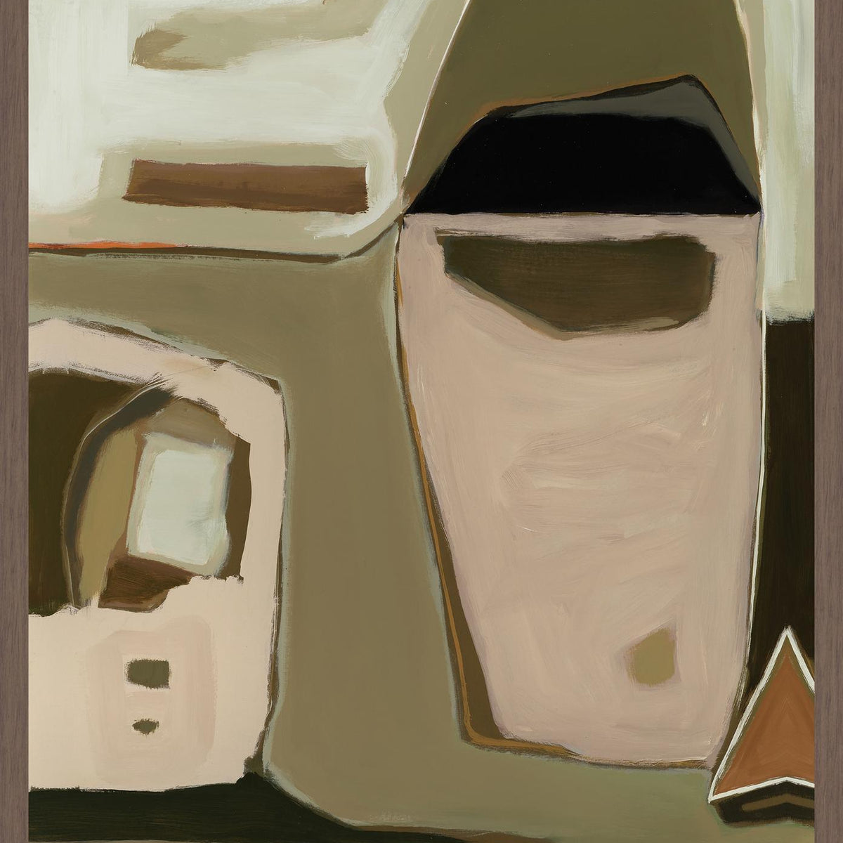 Observe - 48" x 72" Painting By Buddy Whitlock - Walnut