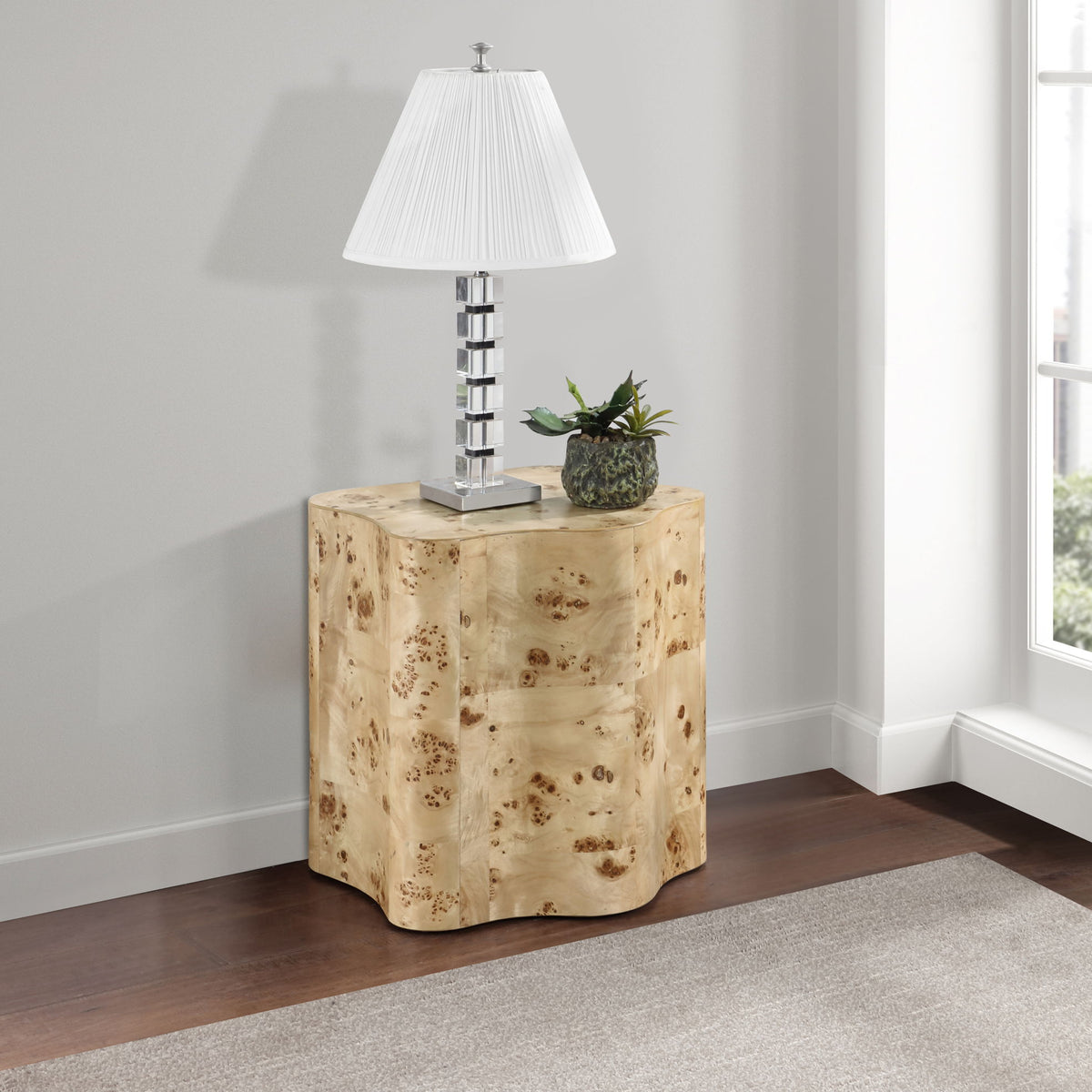 Zaire - Burl Wood Coffee Table