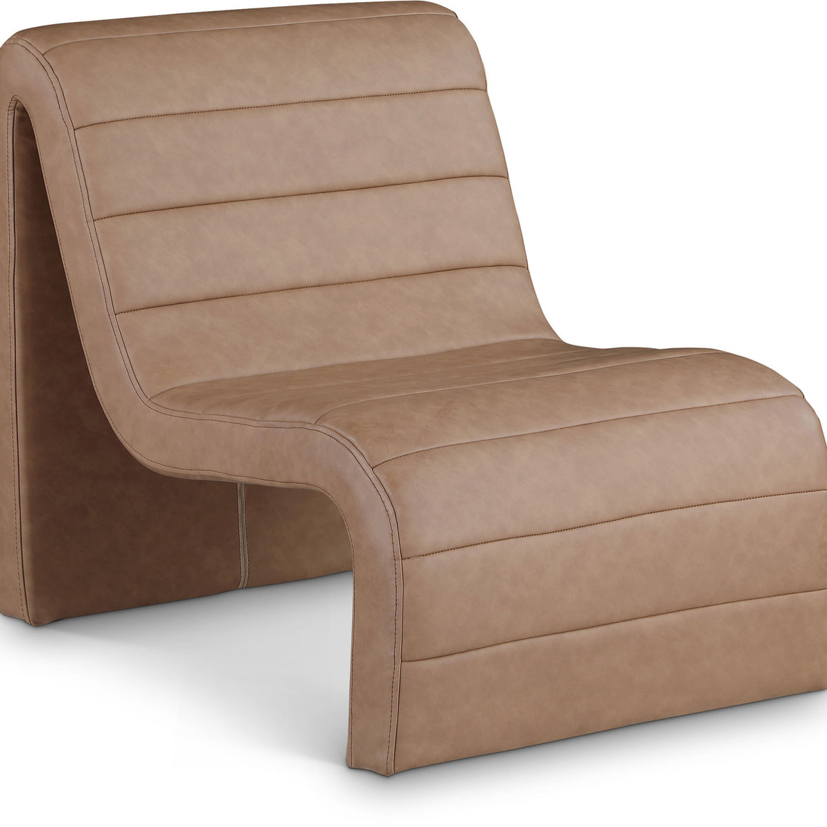 Ivy - Faux Leather Accent Chair