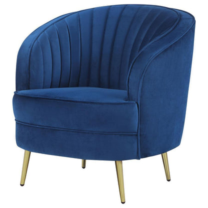 Sophia - Upholstered Channel Tufted Barrel Accent Chair