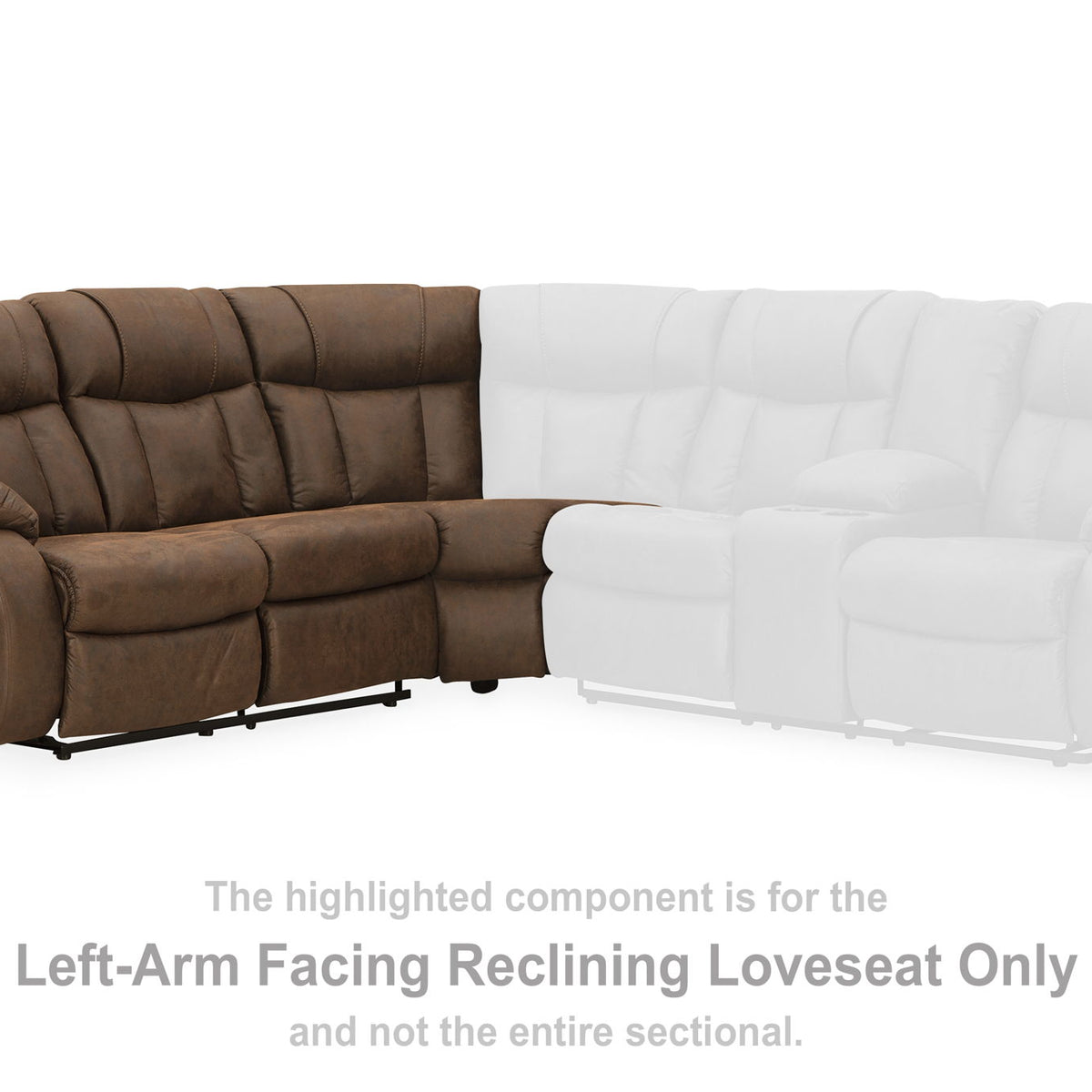 Trail Boys - Laf Reclining Loveseat - Walnut