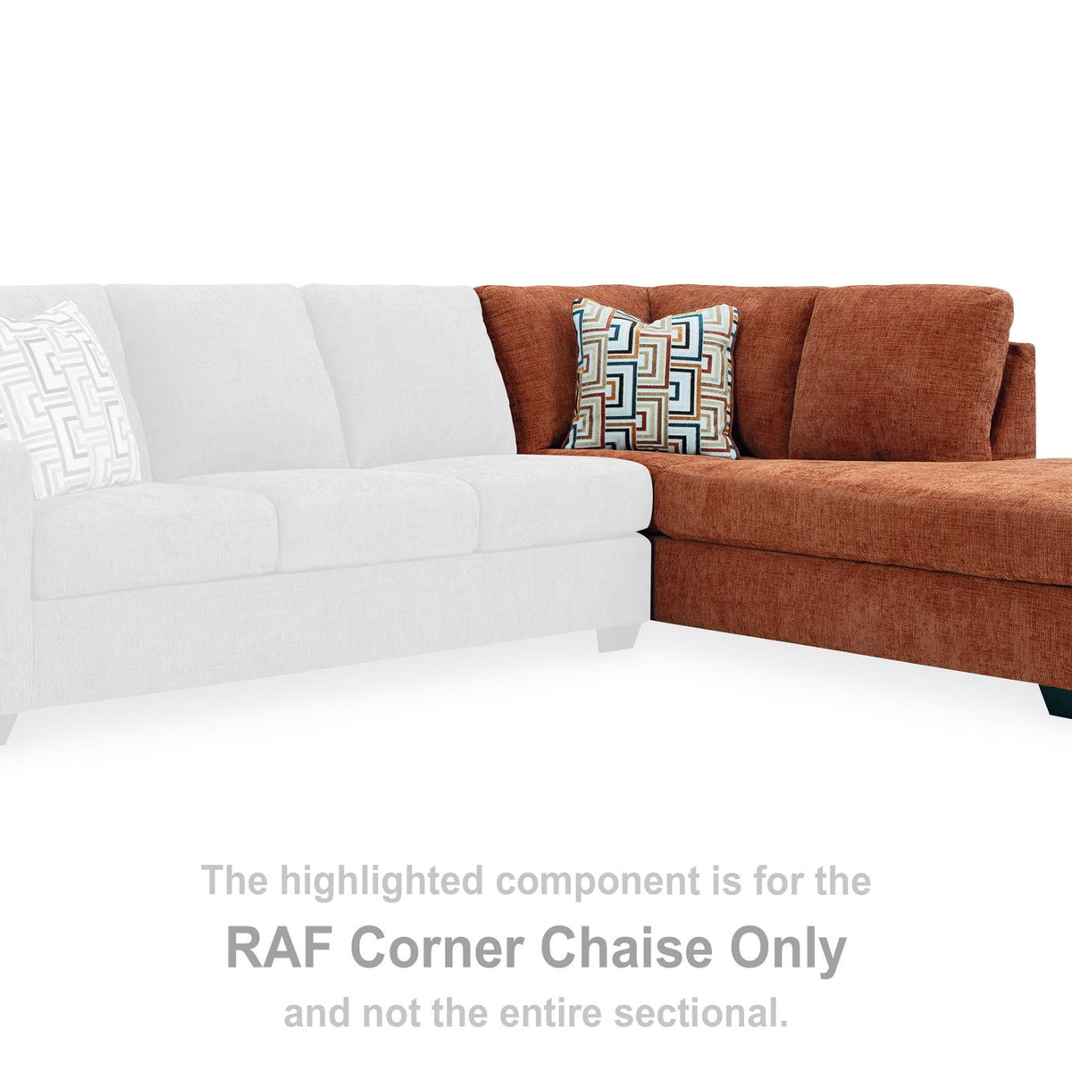 Aviemore - Raf Corner Chaise - Spice