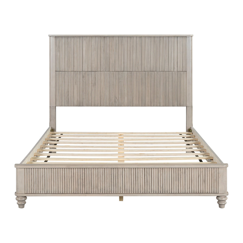 Platform Bed Frame With Tall Headboard