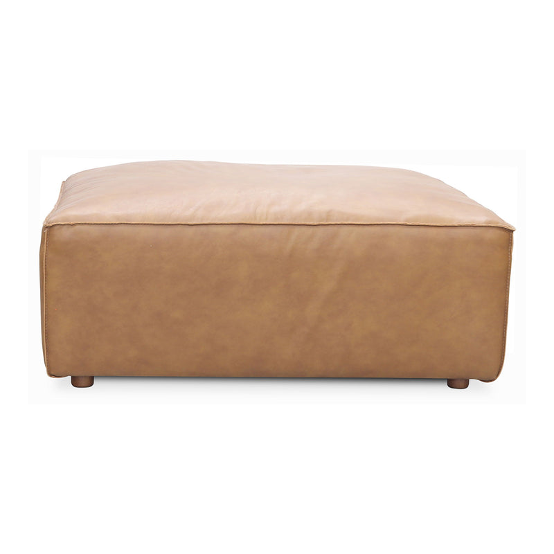 Form - Leather Ottoman - Sonoran Tan