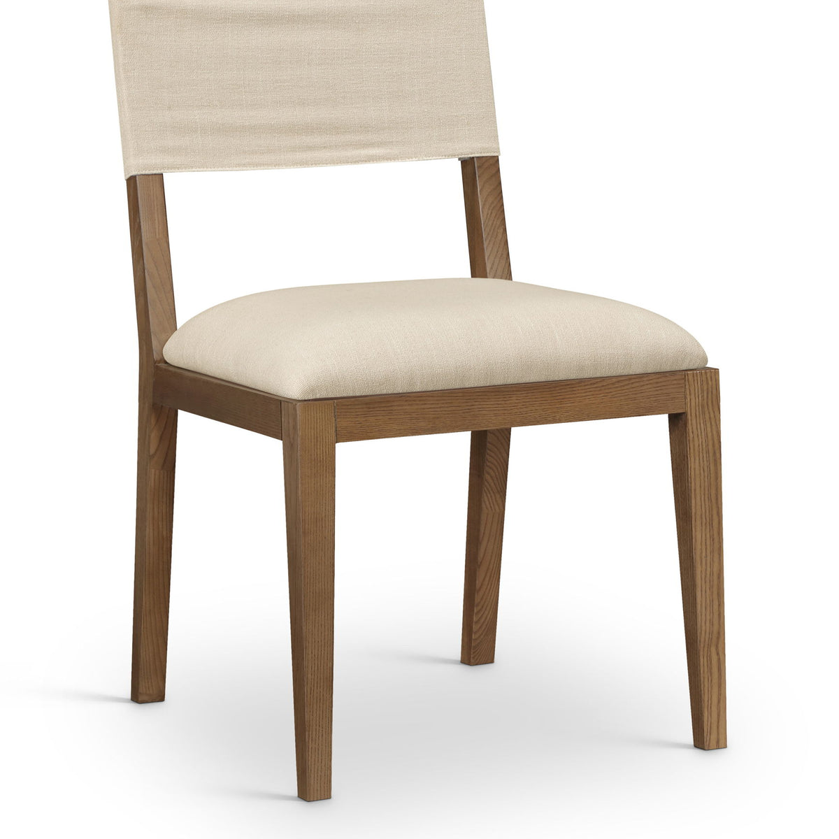 Avon - Linen Textured Performance Fabric Upholstered Dining Side Chair (Set of 2)