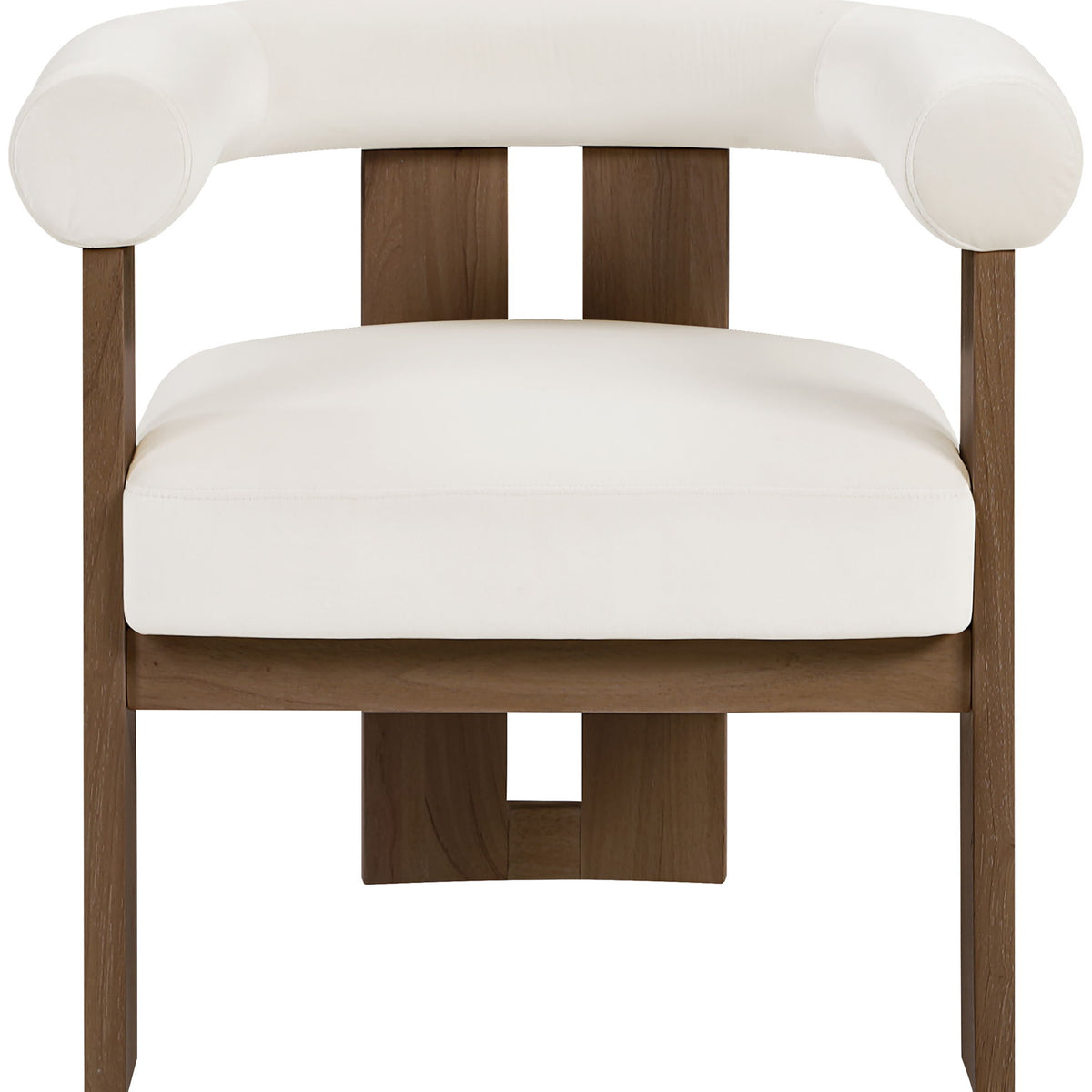 Arienzo - Performance Fabric Upholstered Accent Chair - Walnut Base