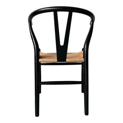 Ventana - Dining Chair Chair (Set of 2) - Black / Natural