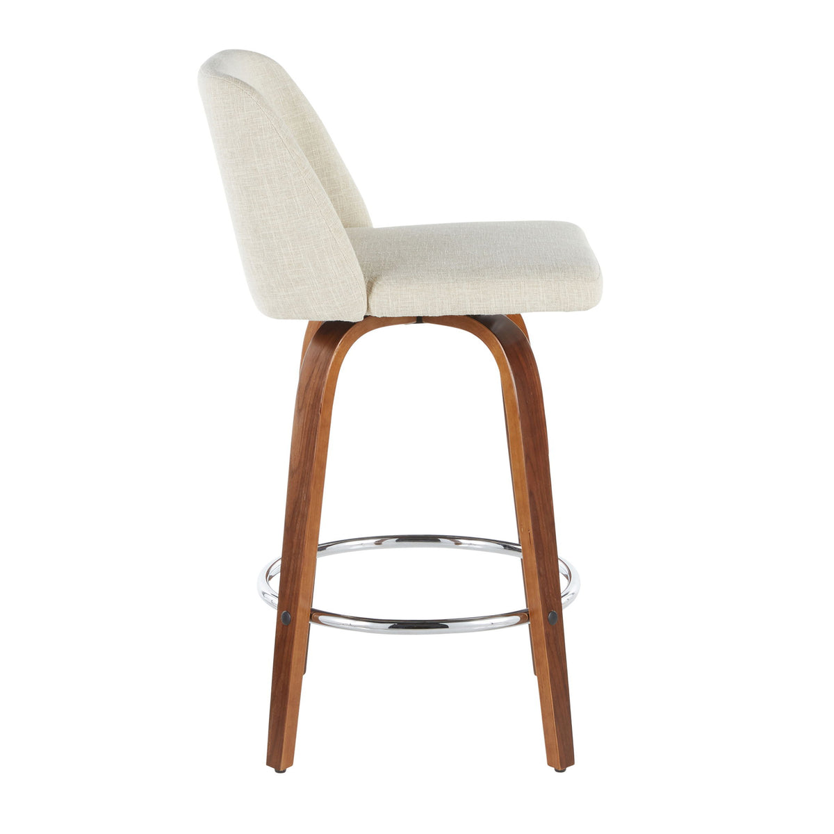 Toriano - Mid-Century Modern Counter Stool (Set of 2)