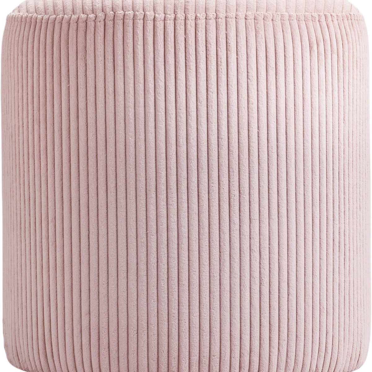 Roy - Round Microsuede Ottoman / Stool
