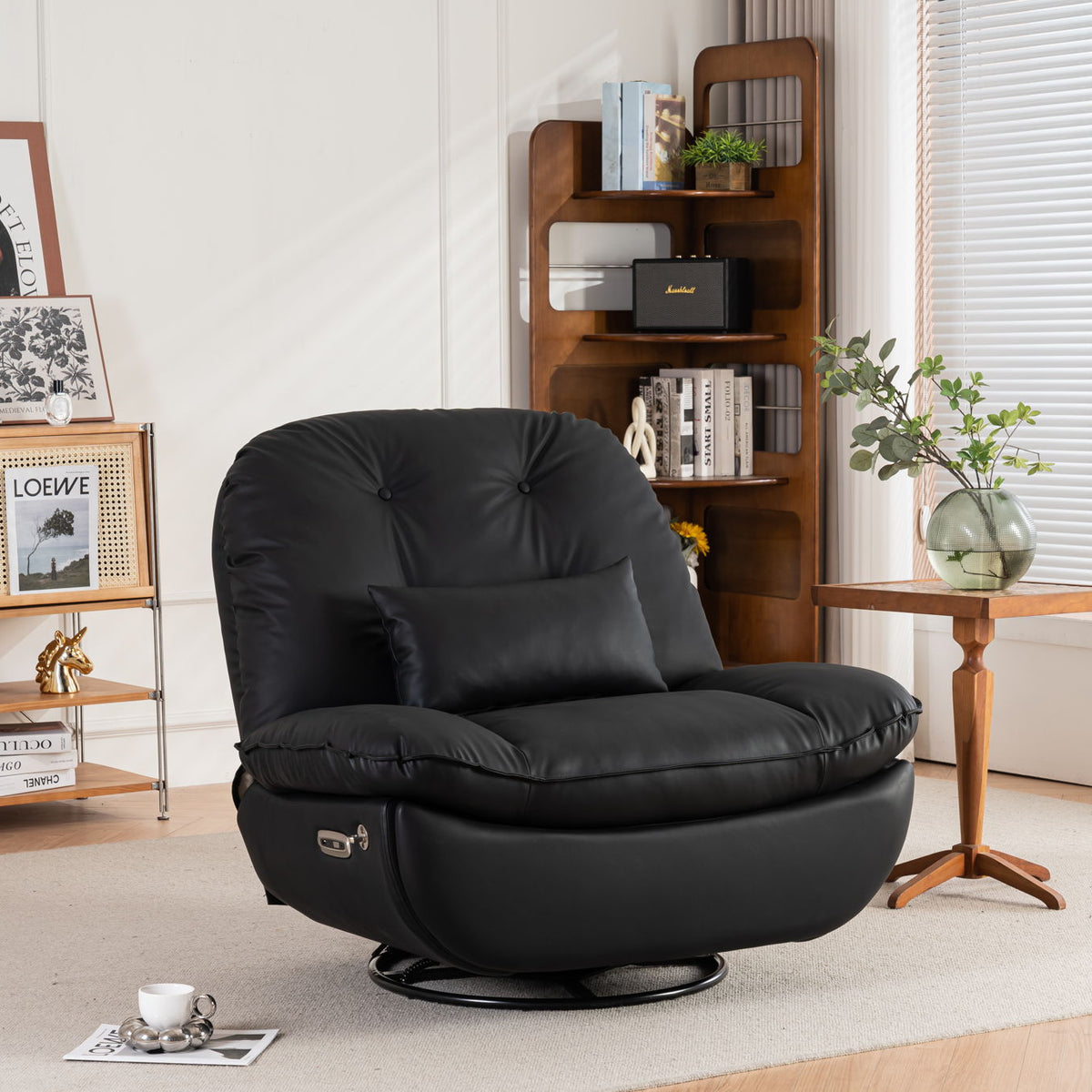 Power Recliner Swivel Glider USB Charger With Bluetooth Music Player, Sleep, Working, Game And Leisure