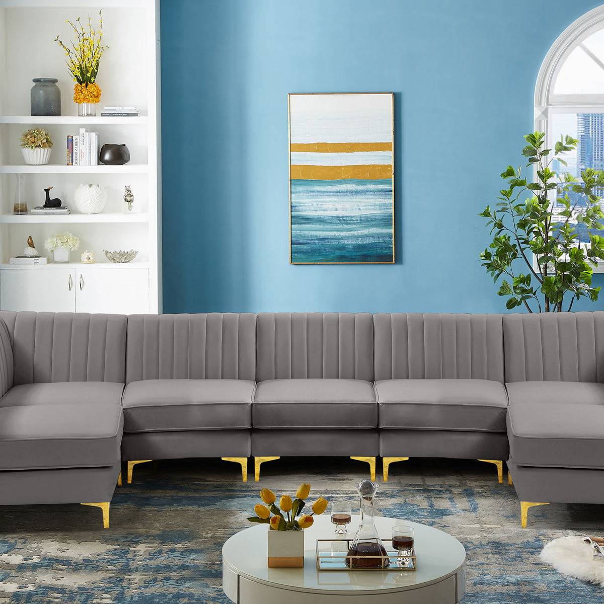 Alina - 7 Piece Modular Sectional