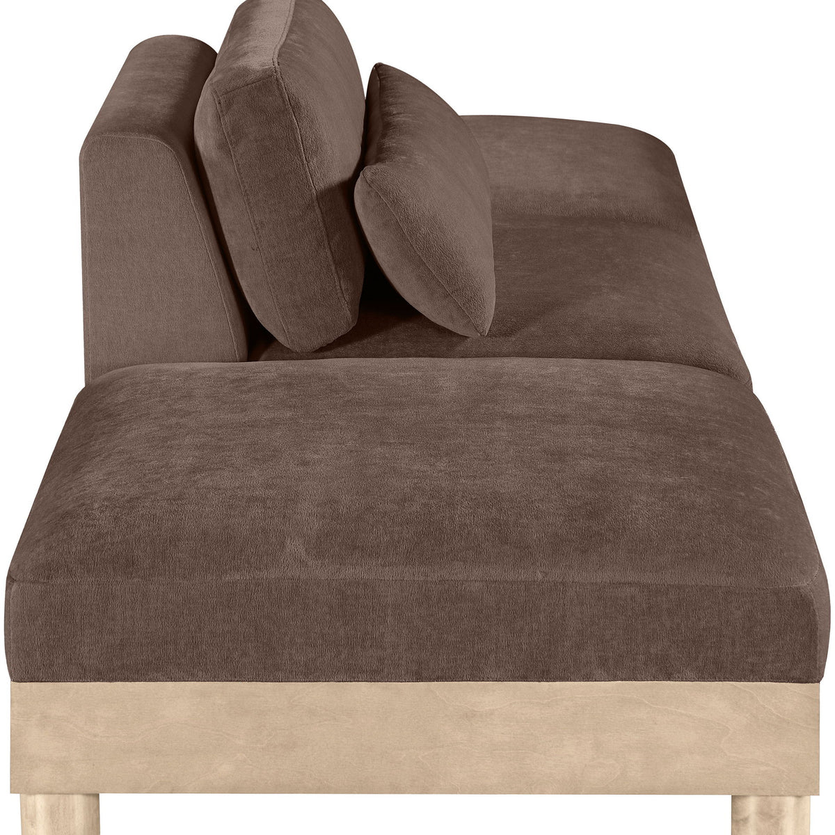 Turin - Chenille Fabric Upholstered Modular Sectional - Brown