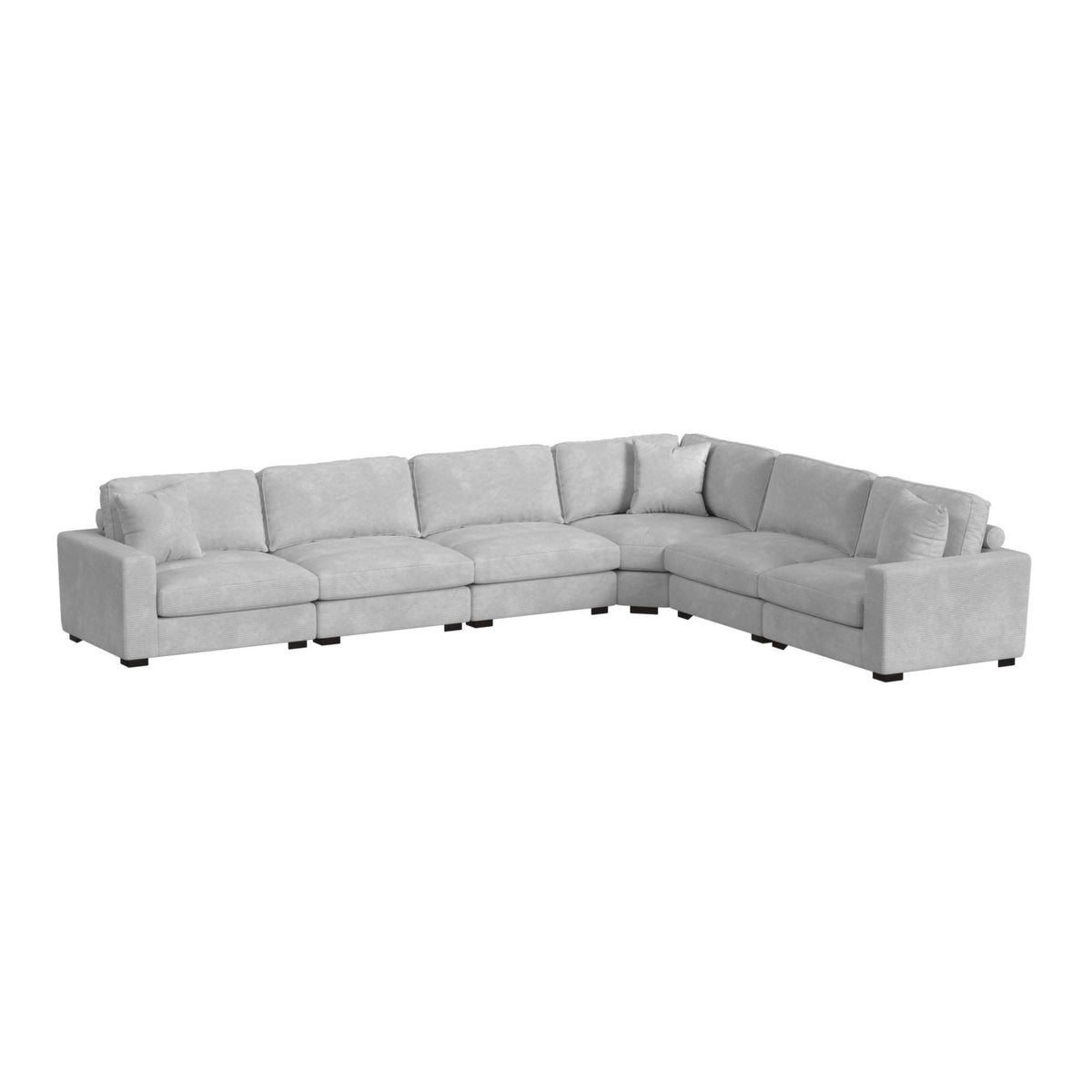 Arizona - Modular RHF Armchair With 1 Pillow 20" - Steno Stone