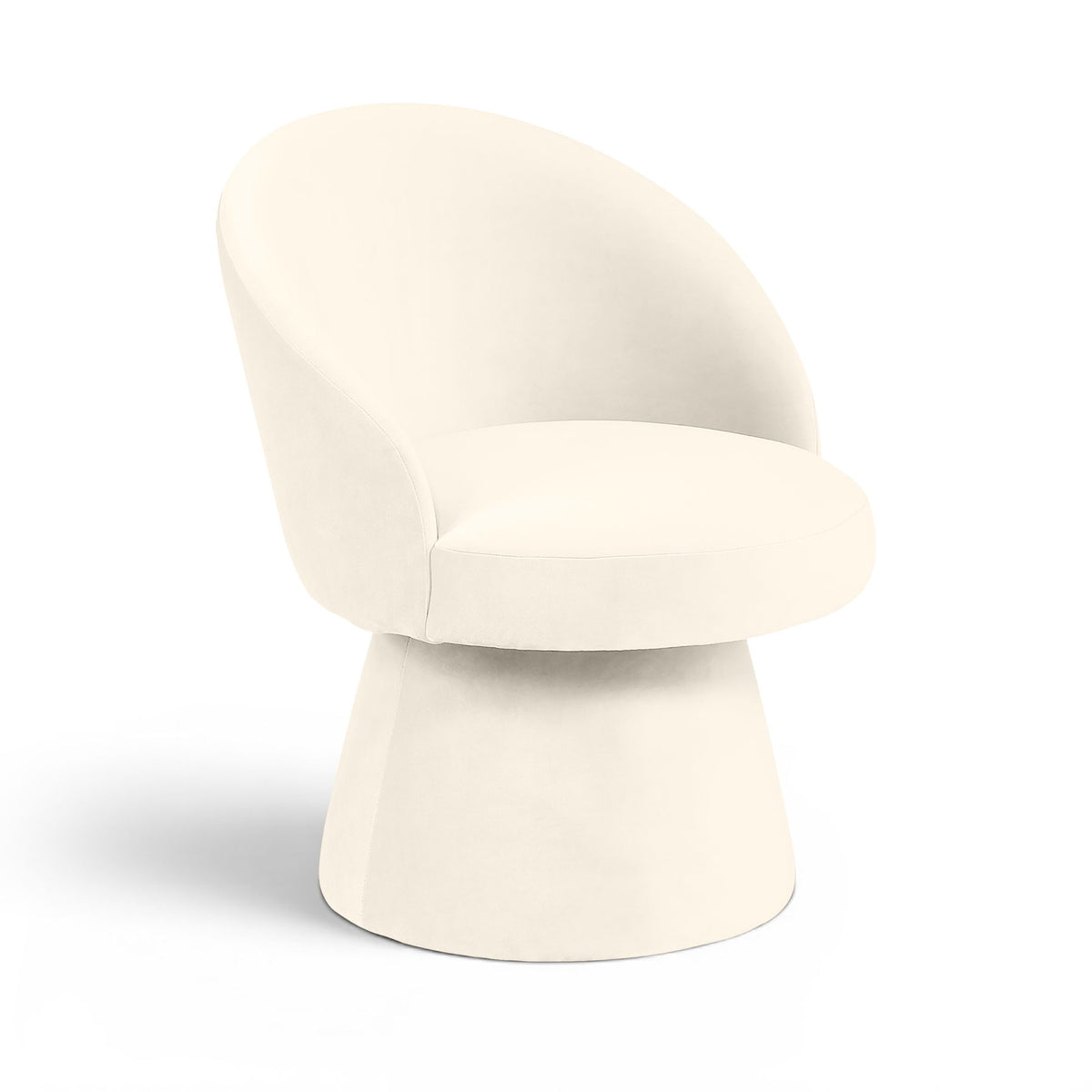 Selene - Upholstered Swivel Dining Chair