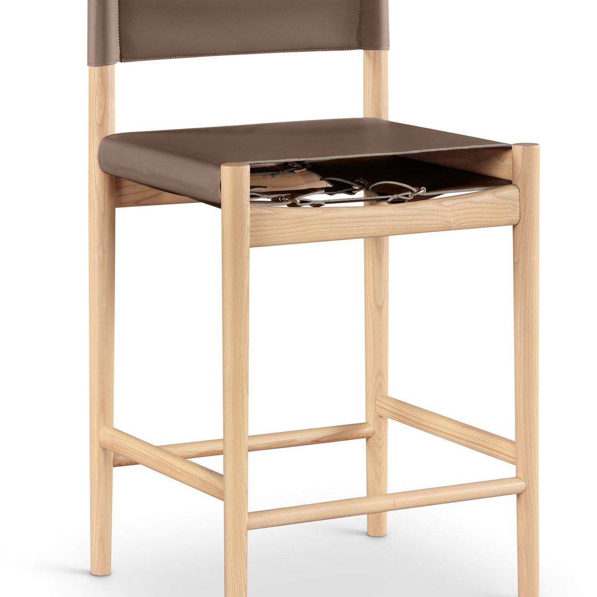 Rawlins - Counter Stool - Natural Frame