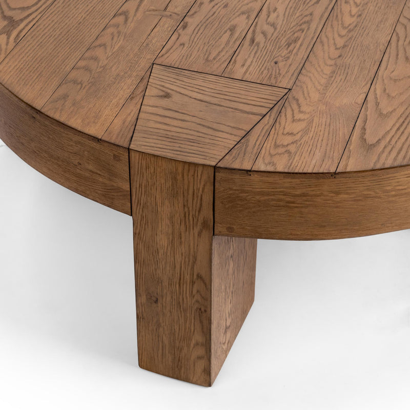 Bristol - Round Coffee Table - Cafe Brown