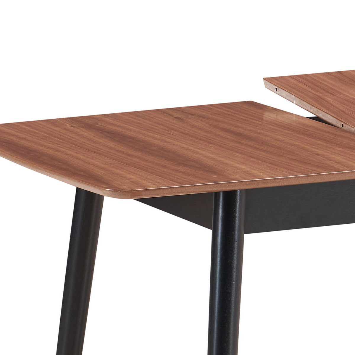 Lanae - Dining Table (Extension Bufferfly Leaf) - Natural / Black