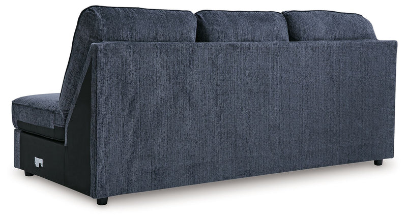 Albar Place - Laf Sofa Chaise - Cobalt