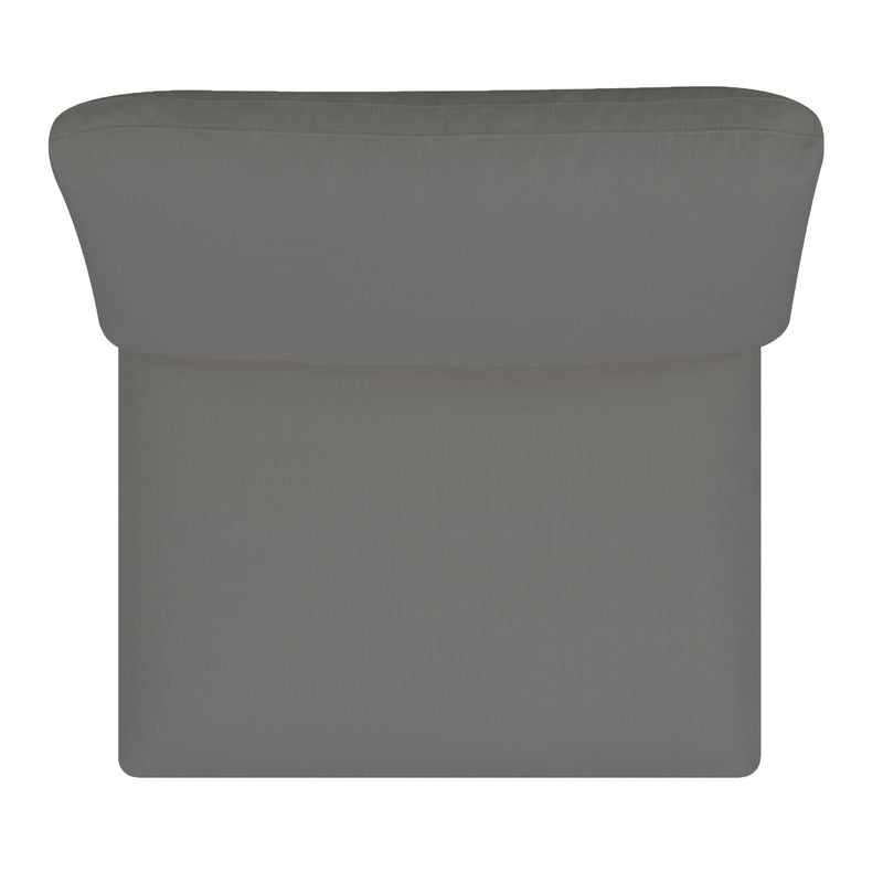 Cloud 9 - Sectional Armless Chair - Dark Gray