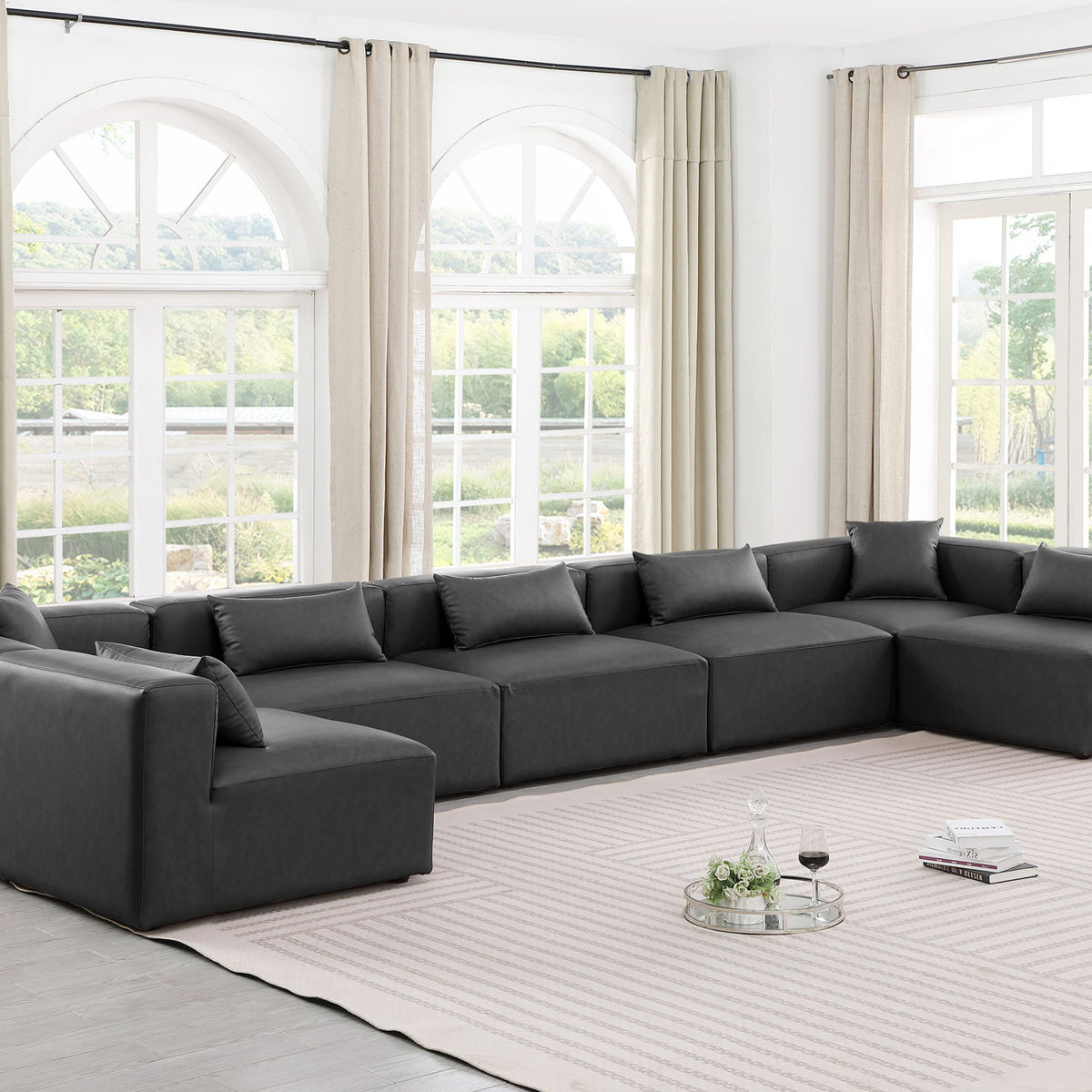 Cube - 7 Piece Modular U-Shaped Sectional
