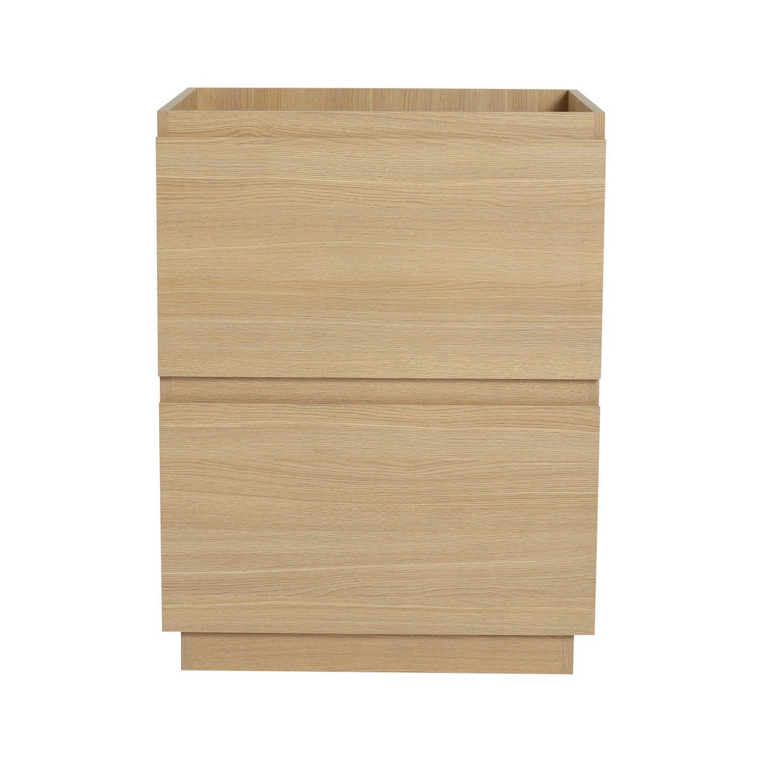 Modern Freestanding Bathroom Vanity Cabinet With Double Drawer