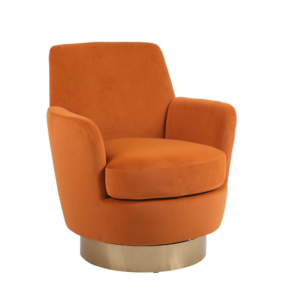 Teddy Swivel Barrel Chair, Swivel Accent Chairs Armchair For Living Room