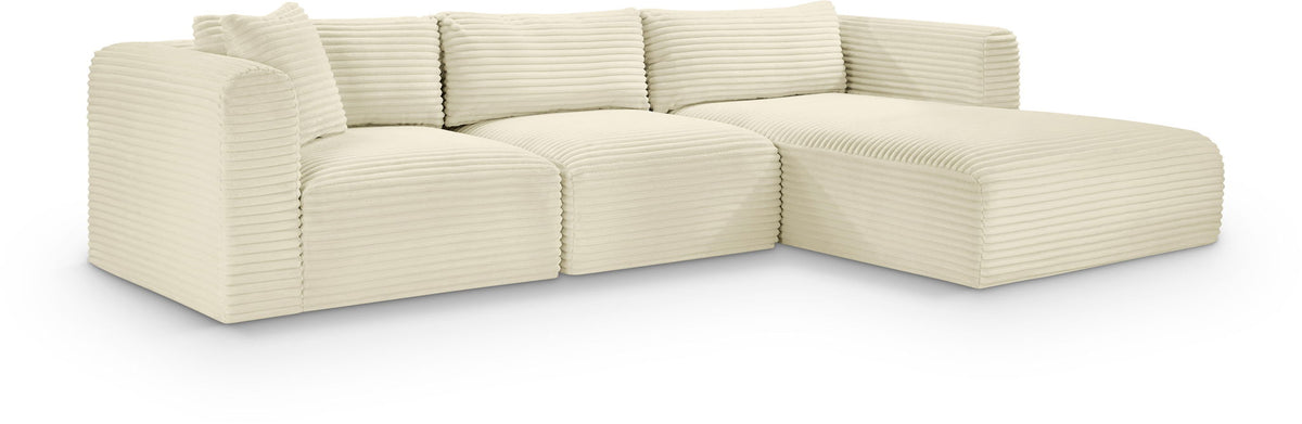 Shaggy - 3 Piece Modular Sectional