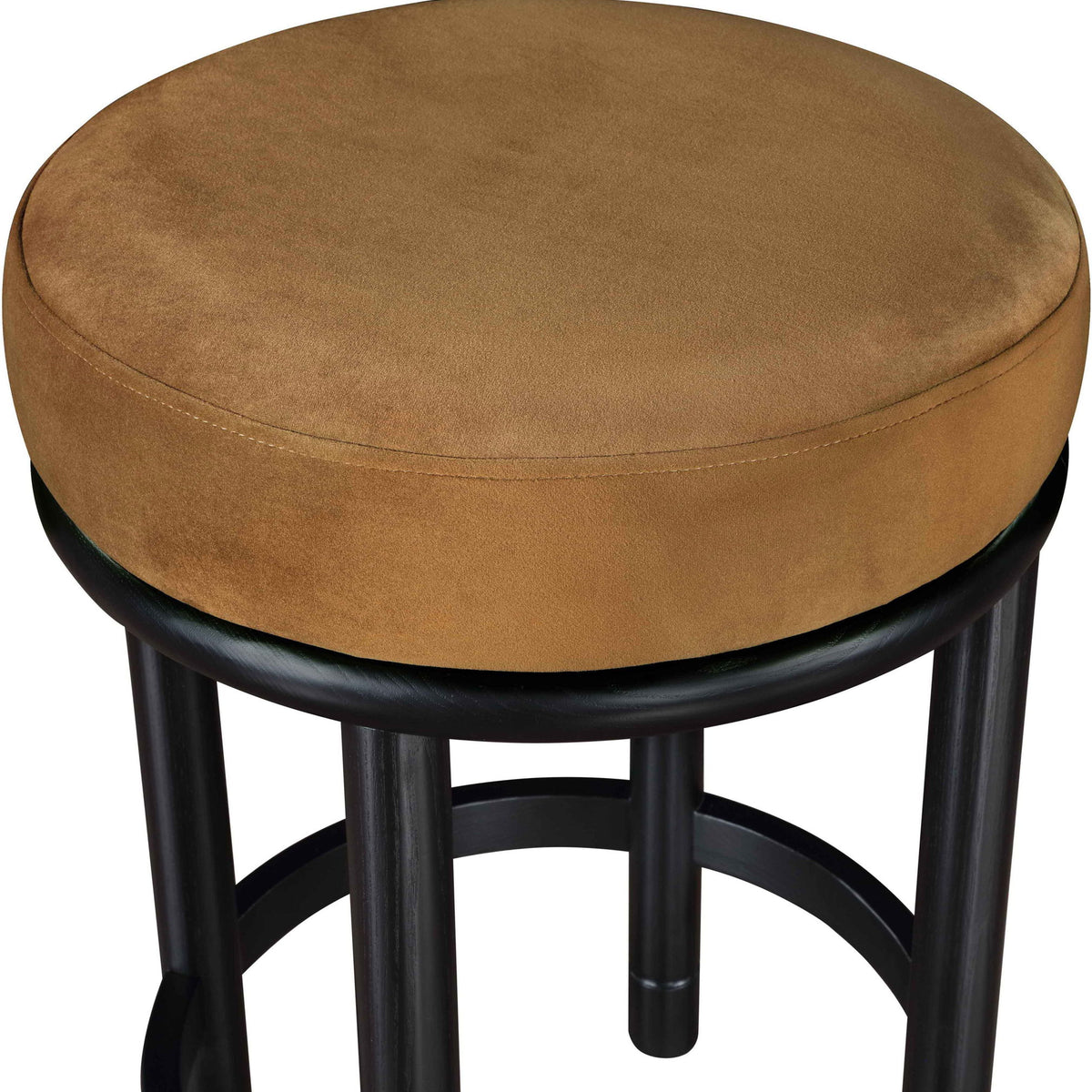 Monette - Counter Stool With Black Base