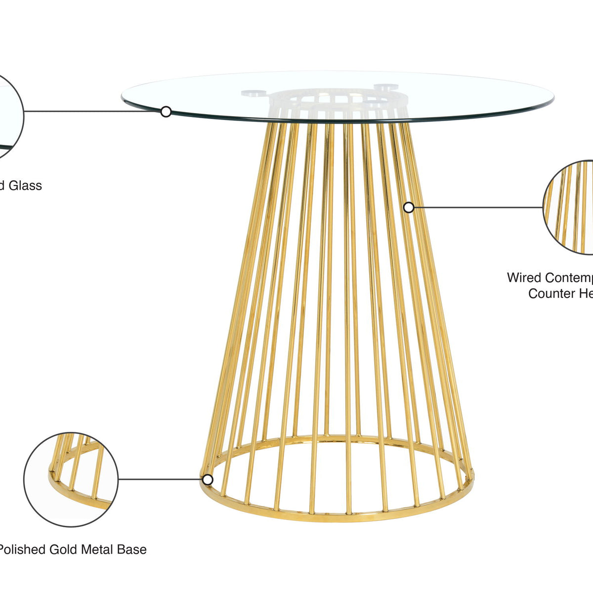 Gio - Counter Height Table