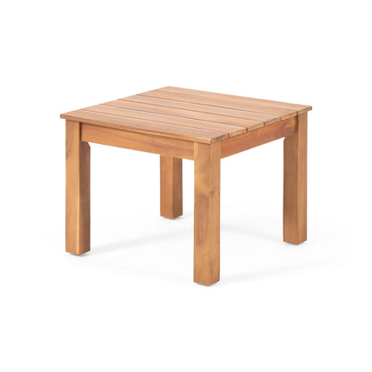 Halcyon - Outdoor Side Table With Slat Design