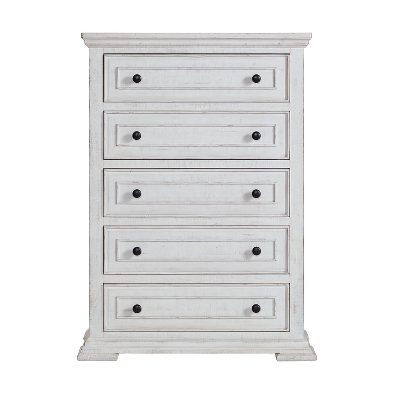 Heather - 5-Drawer Chest - Rustic White