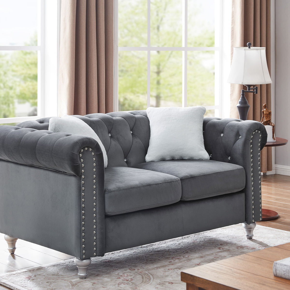 Stylish Contemporary Loveseat