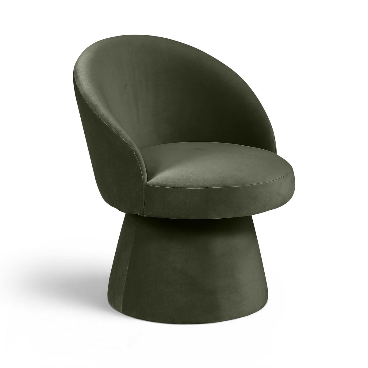 Selene - Upholstered Swivel Dining Chair