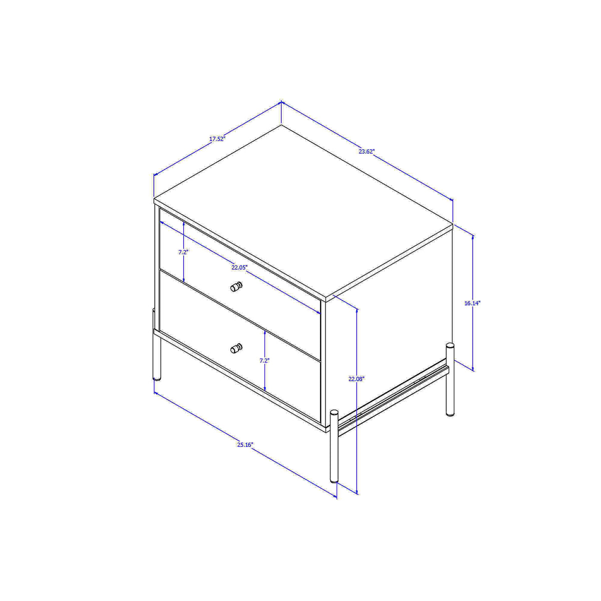 Jasper - Nightstand - Off White
