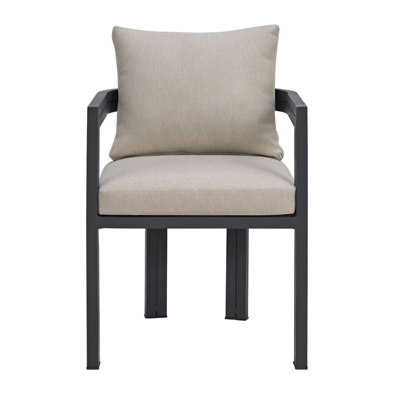 Playa - Dining Chair (Set of 2) - Dark Gray / Beige