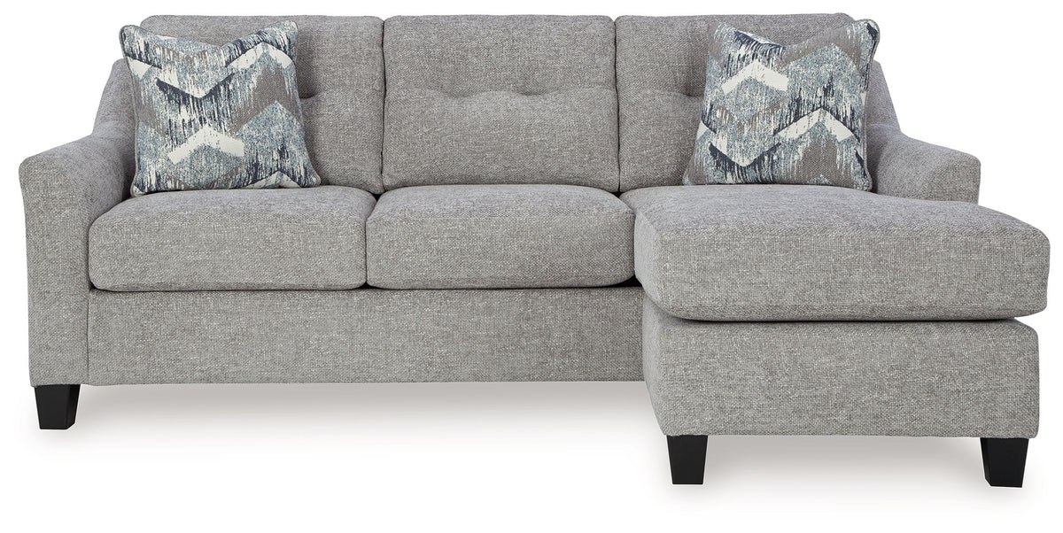 Keenelynn - Sofa Chaise - Nickel