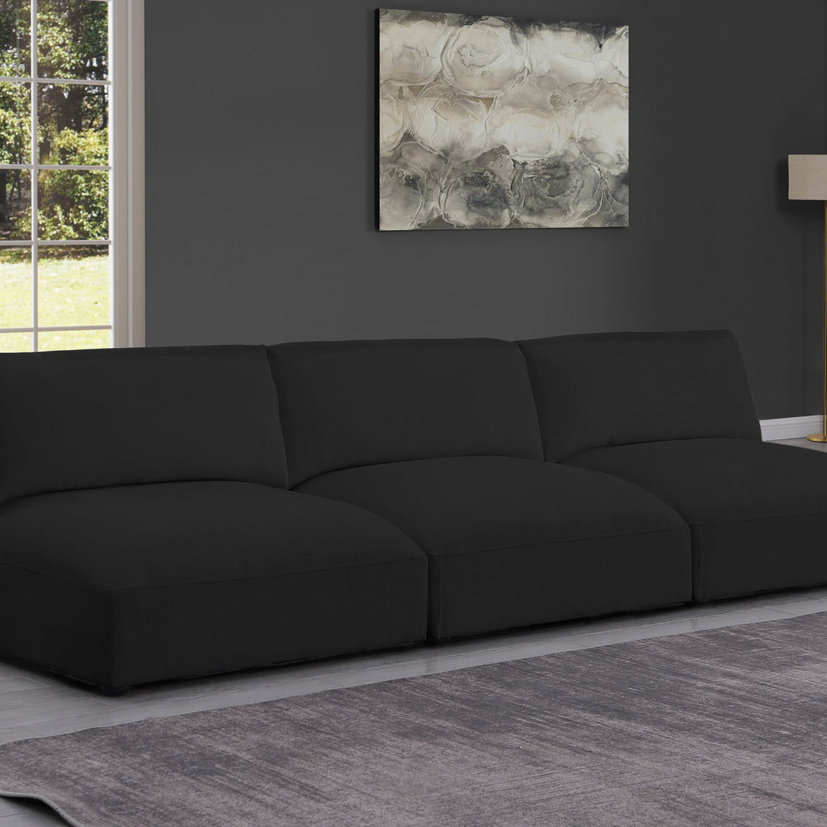 Ease - 3 Seat Modular Armless Sofa