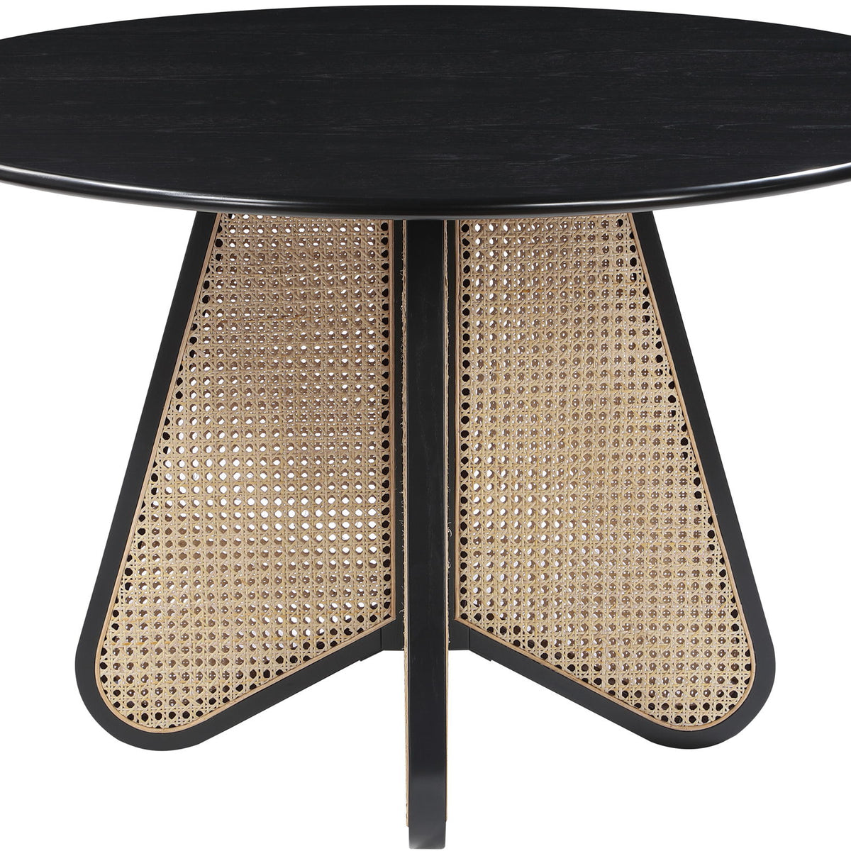 Butterfly - Solid Wood And Natural Cane Table