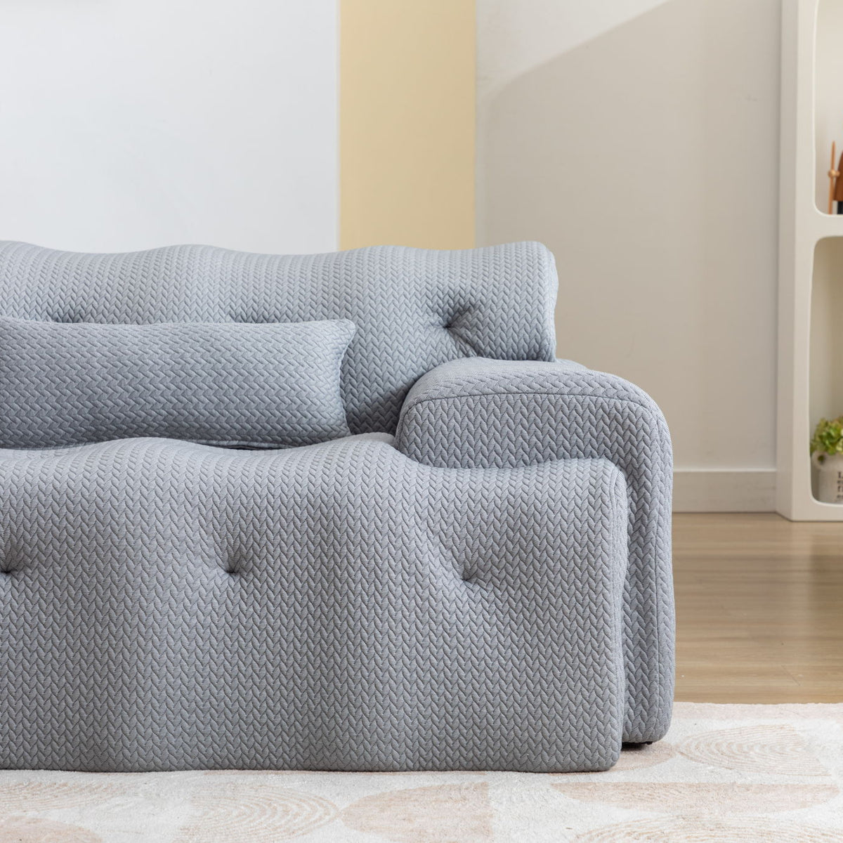 Large Size 2 Seater Sofa, Pure Foam Comfy Sofa Couch, Modern Lounge Sofa For Living Room, Apartment