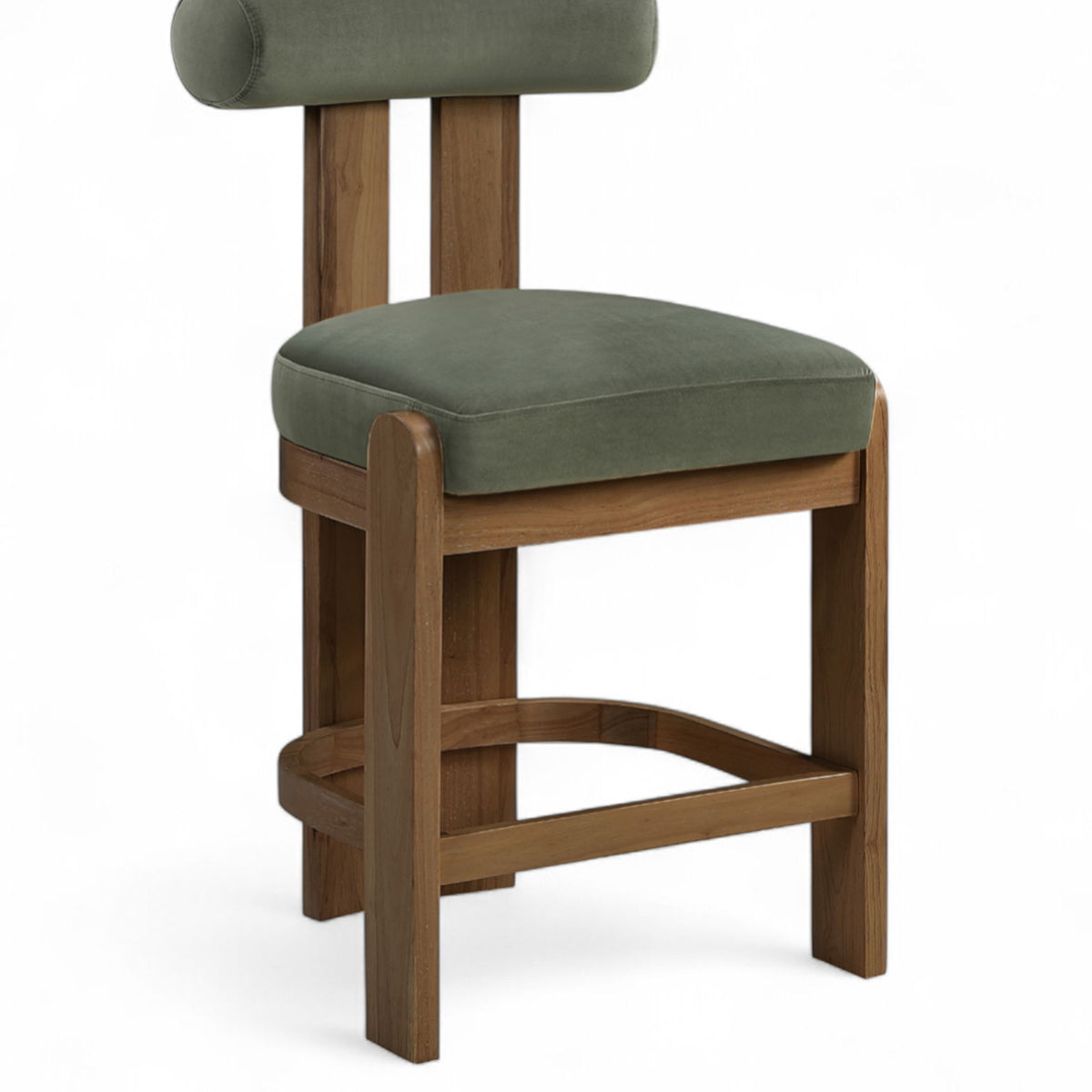 Arienzo - Velvet Upholstered Counter Stool (Set of 2)