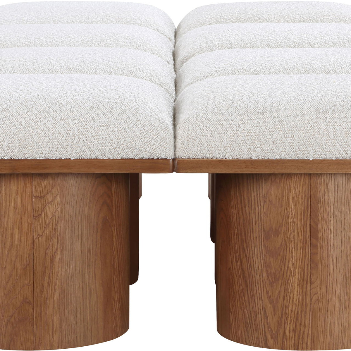 Pavilion - 8 Piece Modular Bench With Brown Base