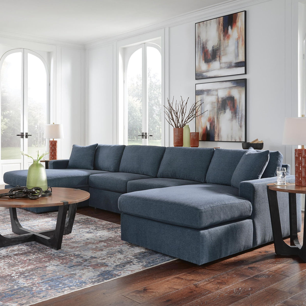 Modmax - U-Shaped Sectional - Ink