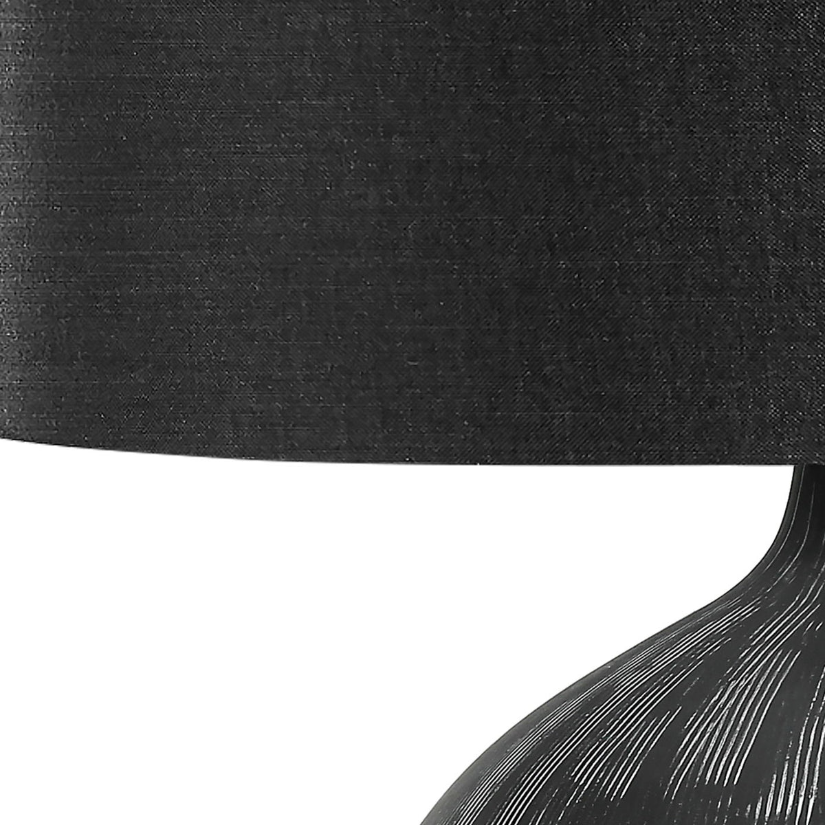 Lighting, Table Lamp, Ceramic, Contemporary - Black