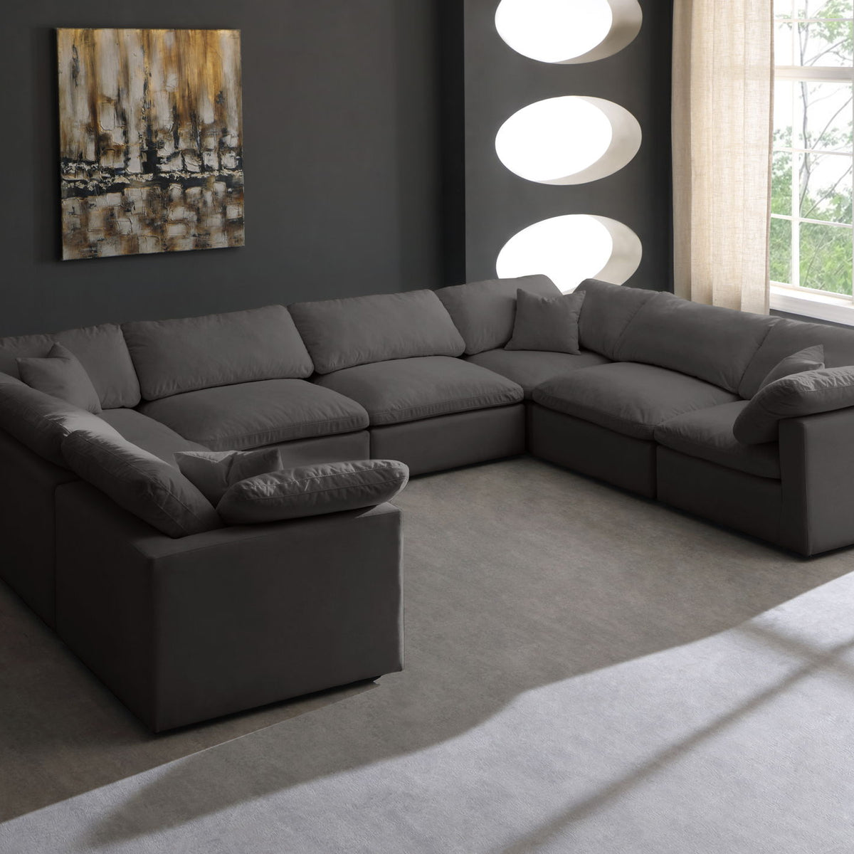 Plush - 8 Piece Modular Sectional