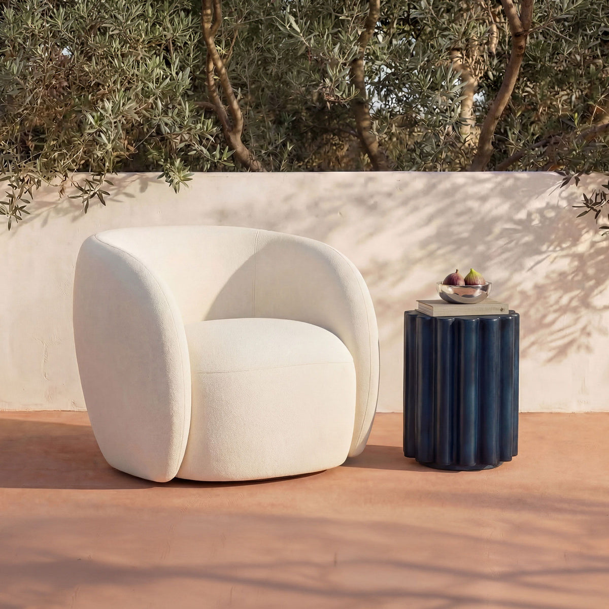 Rae - Outdoor Accent Chair - Beige