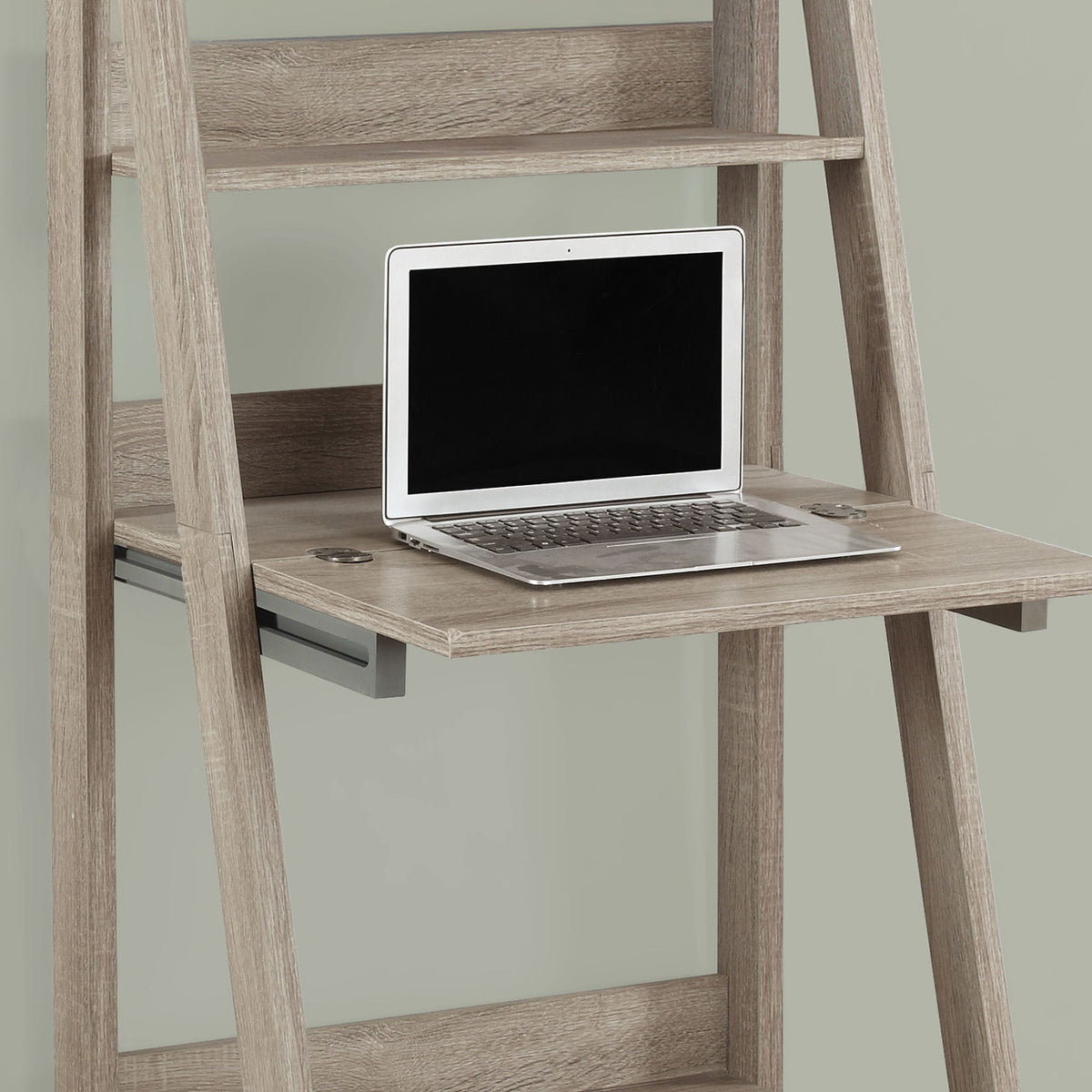 Computer Desk For Home Office, Laptop, Leaning, Storage Shelves